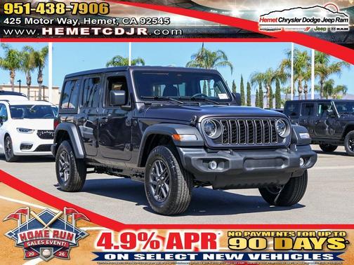 Granite Crystal Clearcoat Metallic 2026 Jeep Wrangler Sport