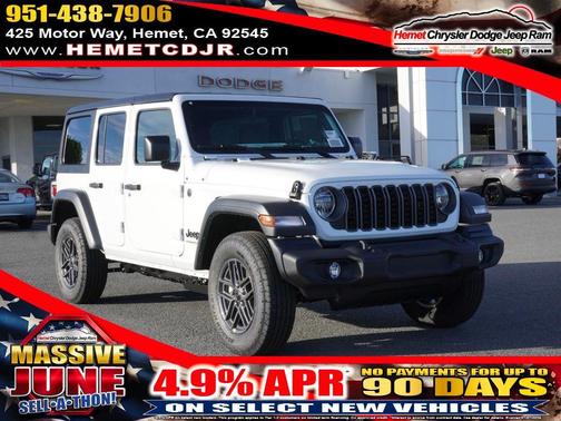 Bright White Clearcoat 2026 Jeep Wrangler Sport