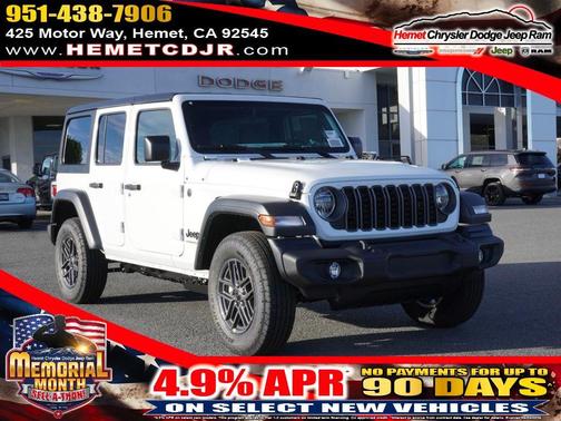 Bright White Clearcoat 2026 Jeep Wrangler Sport