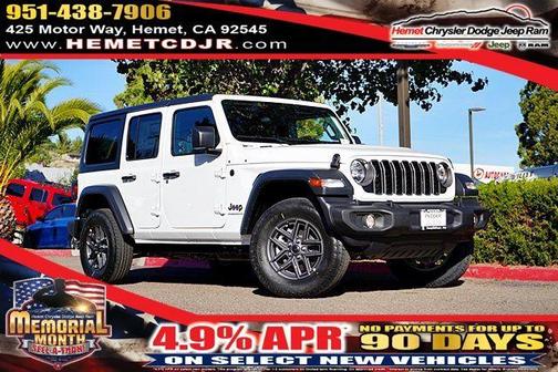 Bright White Clearcoat 2026 Jeep Wrangler Sport