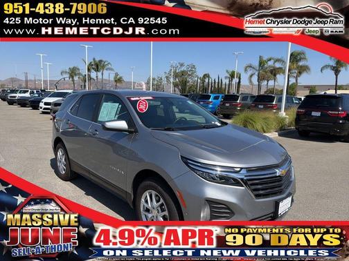 Sterling Gray Metallic 2024 Chevrolet Equinox LT