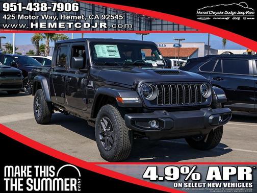 Granite Crystal Clearcoat Metallic 2026 Jeep Gladiator Sport