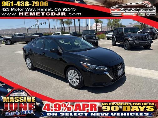 Super Black 2024 Nissan Sentra S