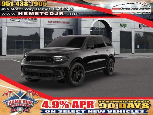 DB Black Crystal Clearcoat 2026 Dodge Durango GT HEMI V8