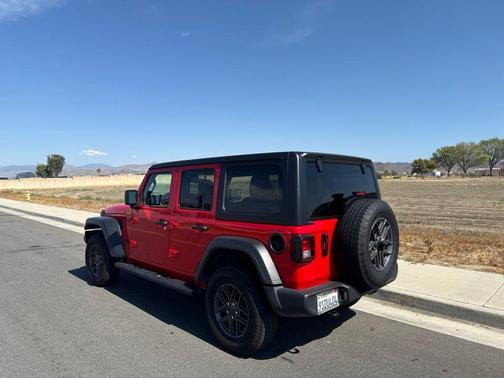 Firecracker Red Clearcoat 2025 Jeep Wrangler Sport