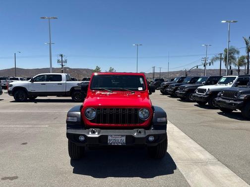 Firecracker Red Clearcoat 2025 Jeep Wrangler Sport
