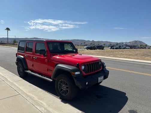 Firecracker Red Clearcoat 2025 Jeep Wrangler Sport