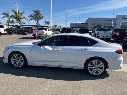 Silver 2022 Acura TLX Technology