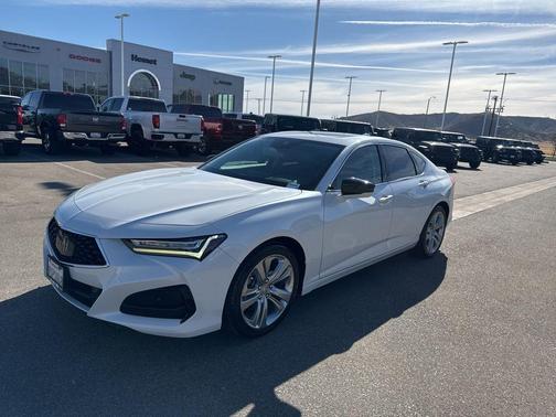 Silver 2022 Acura TLX Technology