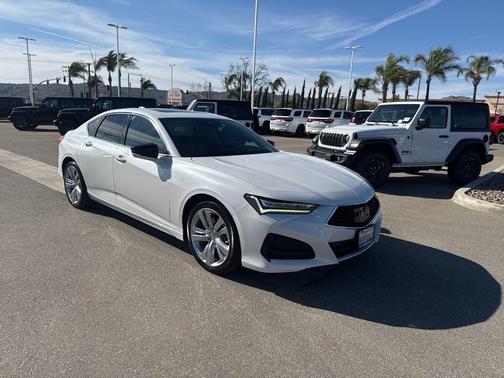 Silver 2022 Acura TLX Technology