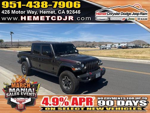 Granite Crystal Clearcoat Metallic 2022 Jeep Gladiator Rubicon