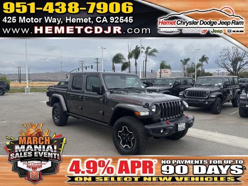 Granite Crystal Clearcoat Metallic 2022 Jeep Gladiator Rubicon
