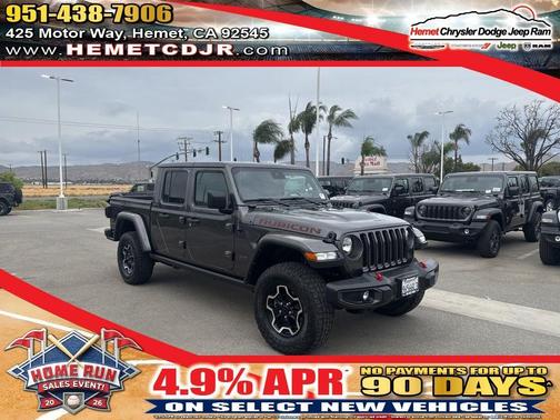 Granite Crystal Clearcoat Metallic 2022 Jeep Gladiator Rubicon
