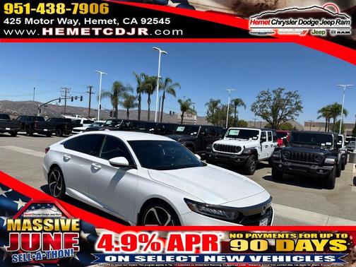 Silver 2020 Honda Accord Sport 1.5T