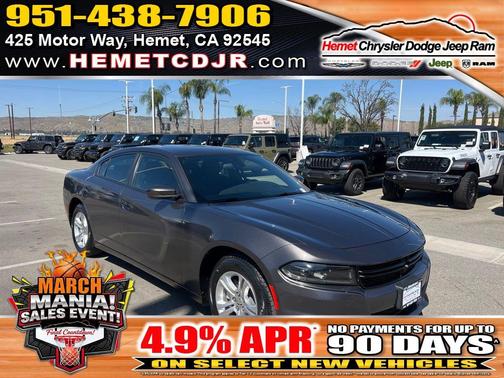 Granite Crystal Clearcoat Metallic 2022 Dodge Charger SXT