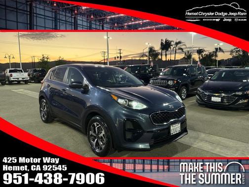 Pacific Blue 2022 Kia Sportage LX
