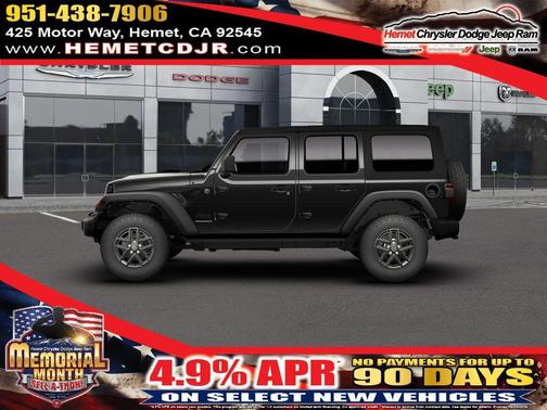 Black Clearcoat 2026 Jeep Wrangler Sport