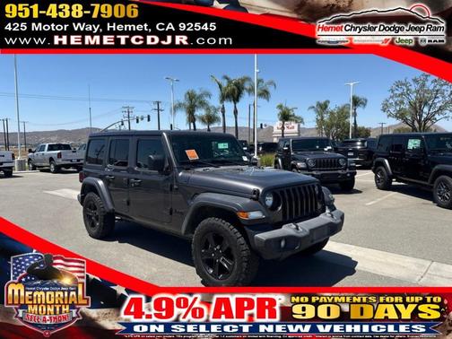Granite Crystal Clearcoat Metallic 2021 Jeep Wrangler Unlimited Sport Altitude