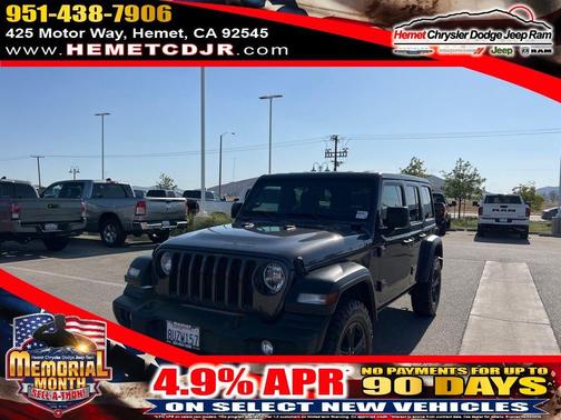 Granite Crystal Clearcoat Metallic 2021 Jeep Wrangler Unlimited Sport Altitude
