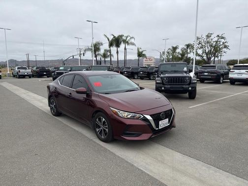 Rosewood Metallic 2022 Nissan Sentra SV