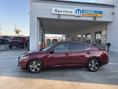 Rosewood Metallic 2022 Nissan Sentra SV