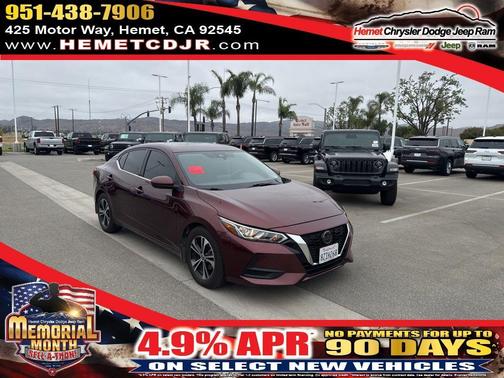 Rosewood Metallic 2022 Nissan Sentra SV