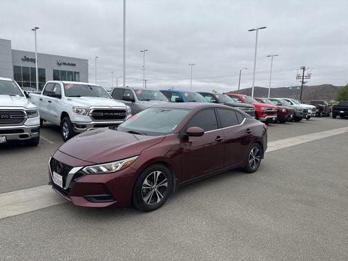 Rosewood Metallic 2022 Nissan Sentra SV