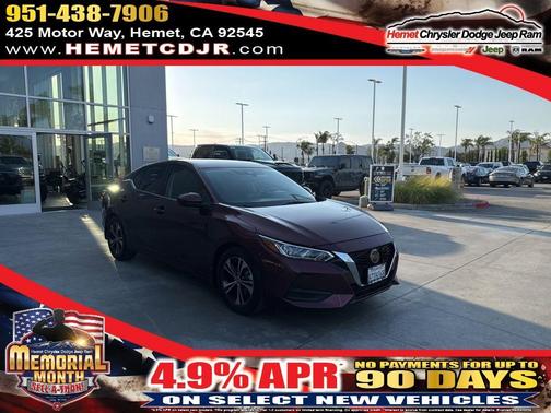 Rosewood Metallic 2022 Nissan Sentra SV