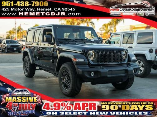 Black Clearcoat 2026 Jeep Wrangler Sport