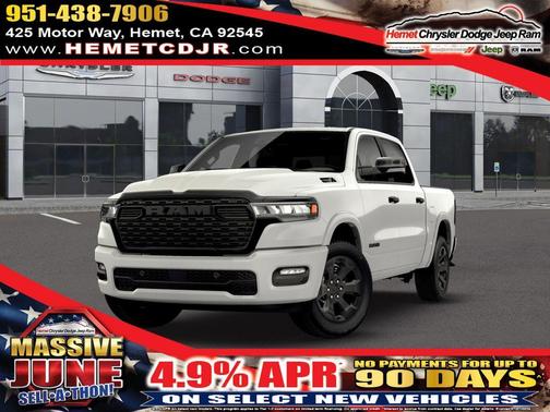 Bright White Clearcoat 2026 RAM 1500 Big Horn/Lone Star
