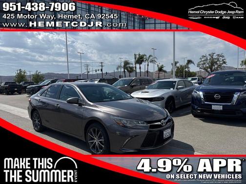 Predawn Gray Mica 2017 Toyota Camry XSE