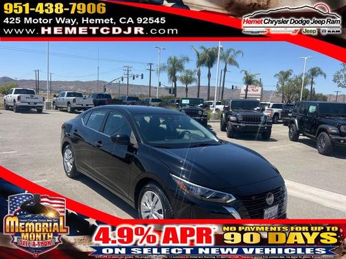 Black 2024 Nissan Sentra S