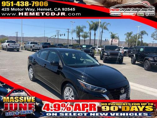 Black 2024 Nissan Sentra S