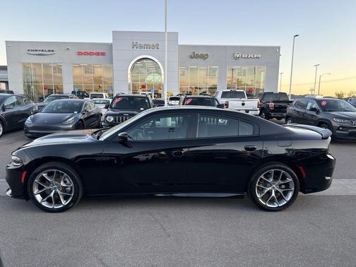 Pitch Black Clearcoat 2023 Dodge Charger GT