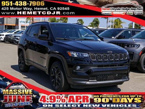 Diamond Black 2026 Jeep Compass Latitude