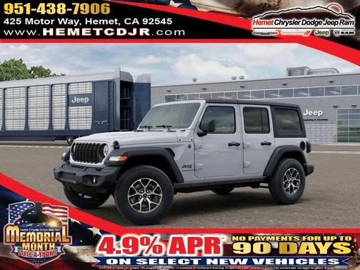 Bright White Clearcoat 2026 Jeep Wrangler Sport