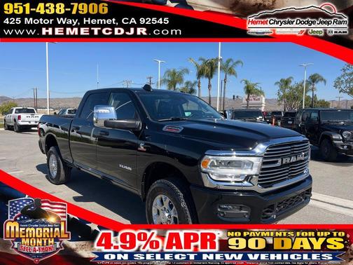 Black Clearcoat 2024 RAM 2500 Laramie