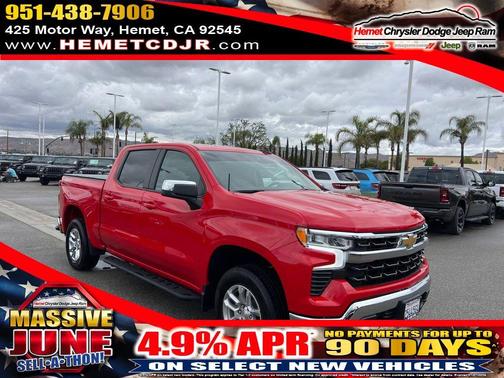 Red 2025 Chevrolet Silverado 1500 LT