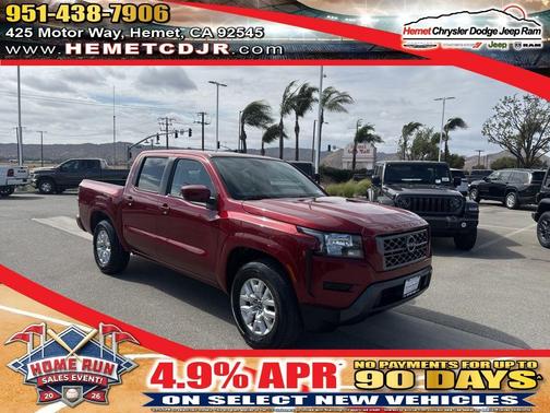Cardinal Red Metallic 2023 Nissan Frontier SV