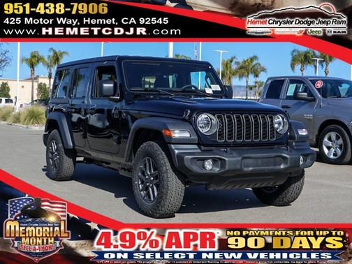 Black Clearcoat 2026 Jeep Wrangler Sport