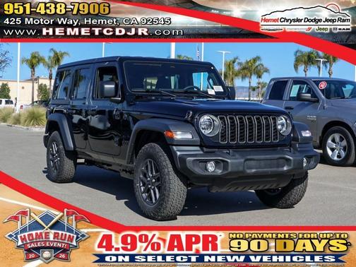 Black Clearcoat 2026 Jeep Wrangler Sport