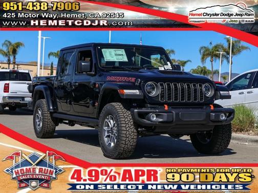 Black Clearcoat 2026 Jeep Gladiator Mojave