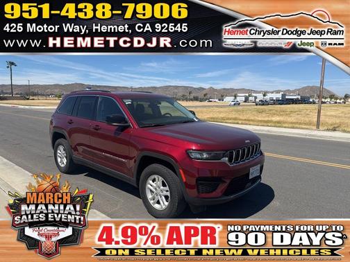 Velvet Red Pearlcoat 2023 Jeep Grand Cherokee Laredo