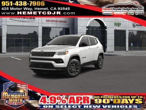 Bright White Clearcoat 2026 Jeep Compass Latitude
