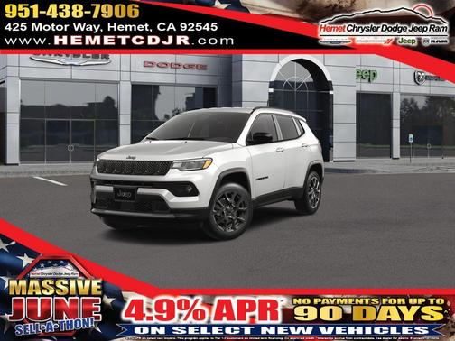 Bright White Clearcoat 2026 Jeep Compass Latitude