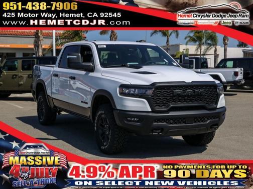 Bright White Clearcoat 2026 RAM 1500 Rebel