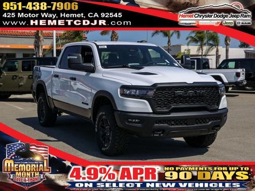 Bright White Clearcoat 2026 RAM 1500 Rebel