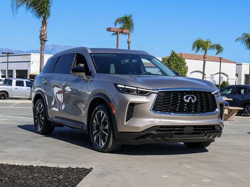 Warm Titanium 2023 INFINITI QX60 Luxe