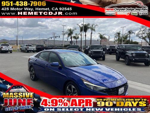 Intense Blue 2023 Hyundai ELANTRA SEL