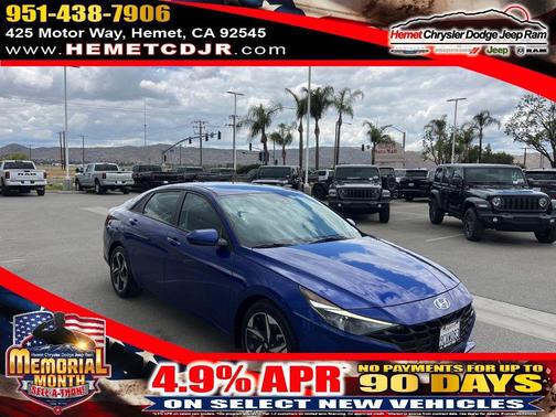 Intense Blue 2023 Hyundai ELANTRA SEL